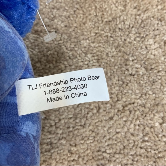 Navy Camouflage Military TLJ Friendship Photo Teddy Bear Stuffed Deploym… - Picture 6 of 6